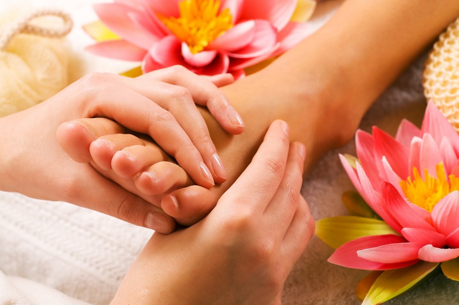 Relaxing hand massage